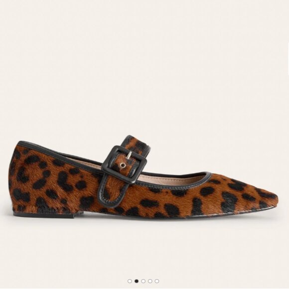 Boden Animal Print Mary Jane Flats - Picture 4 of 12